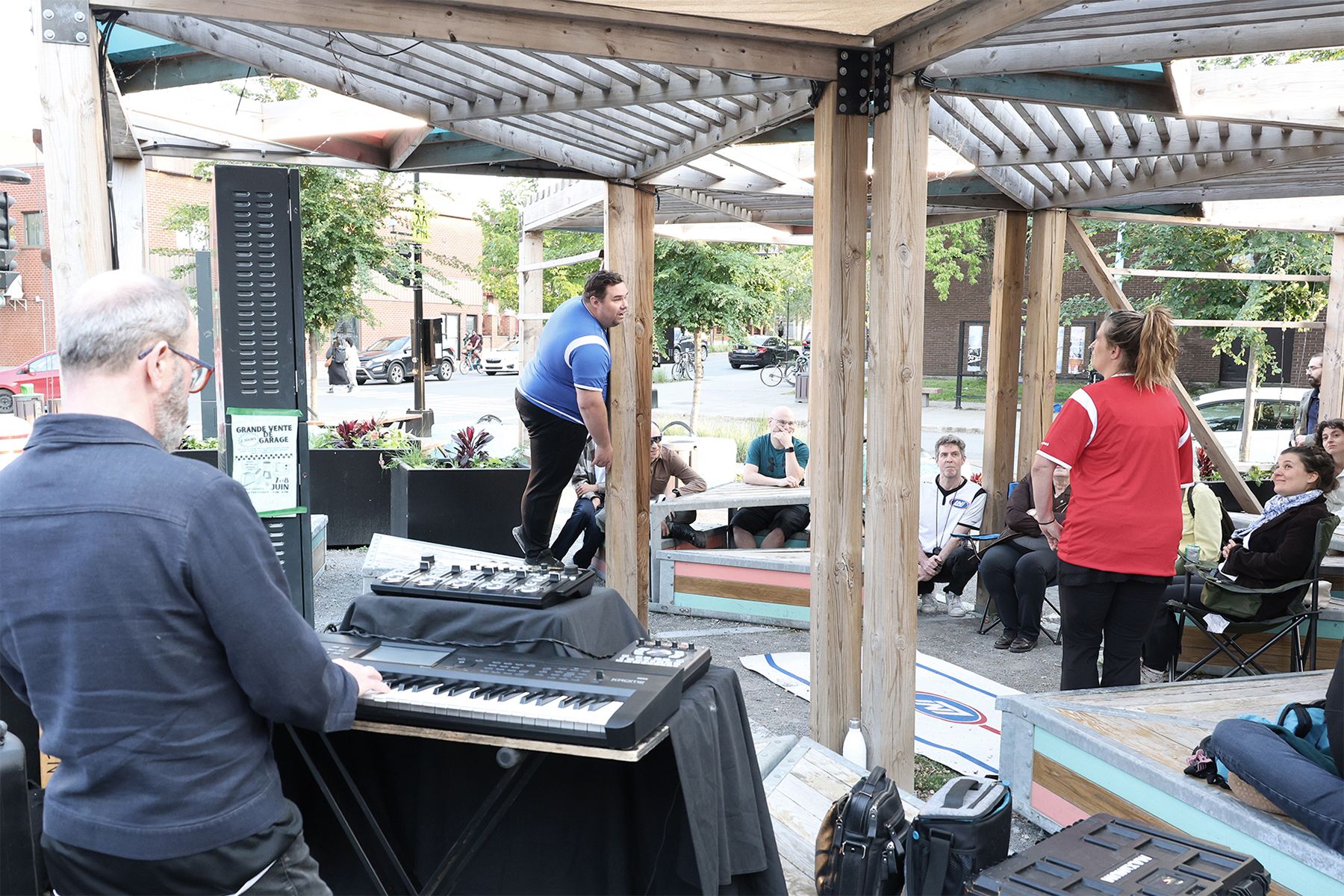 Les Micromatchs de la LNI à la Place de la création